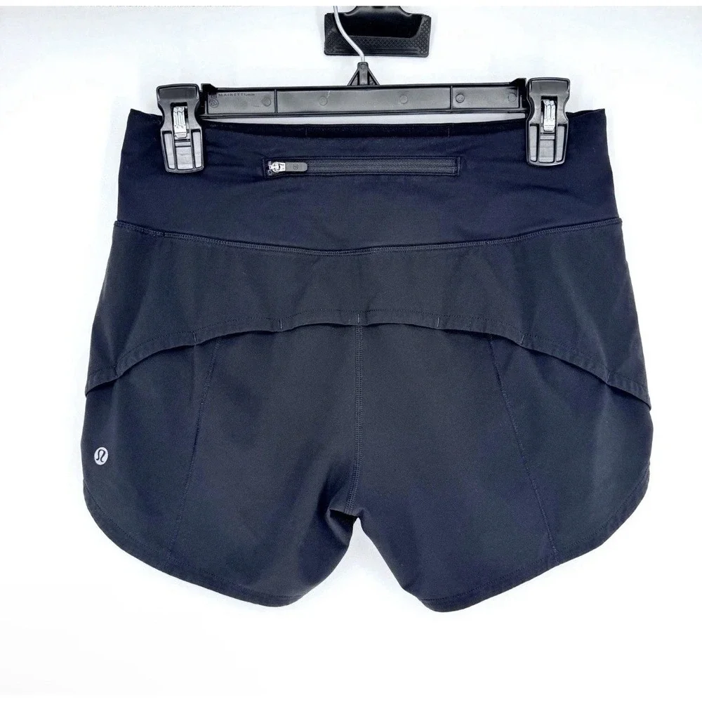 Lululemon Speed Up Shorts Sz 4 Black 4